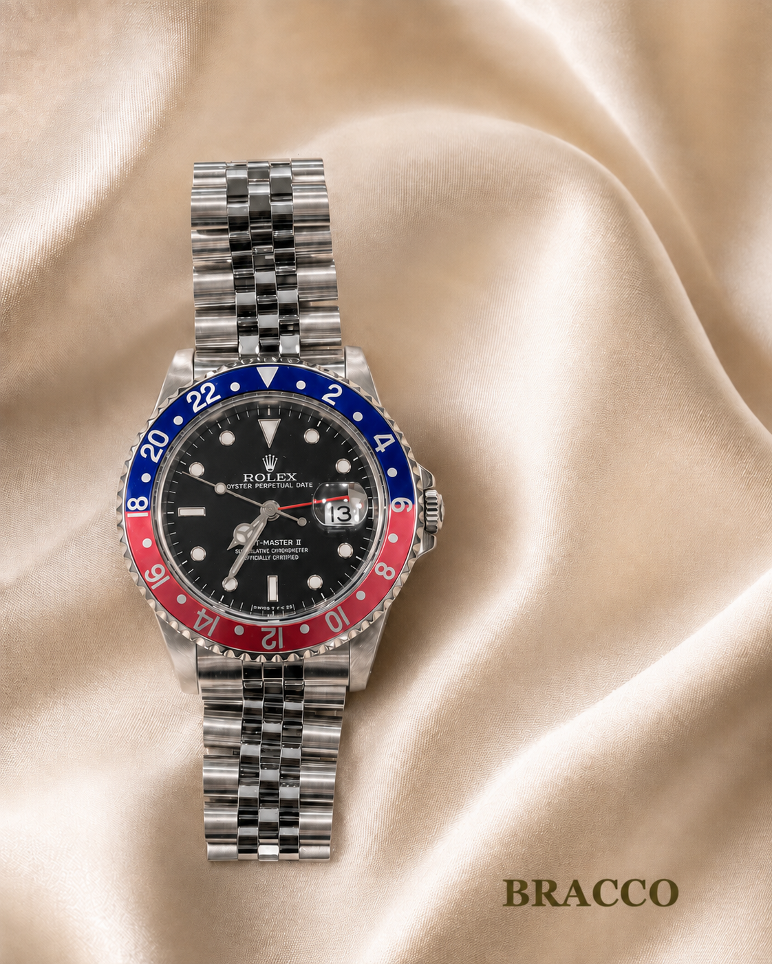 Rolex GMT Master II Pepsi Lunetta Fade RARO! 